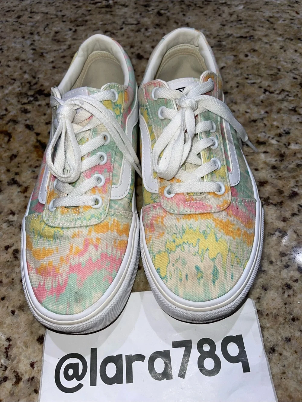 Vans Tie-Dye Canvas Lace-Up Sneakers